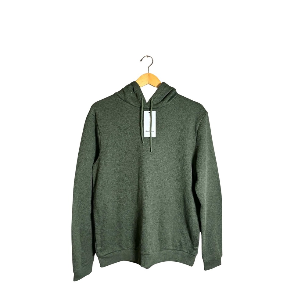 Goodfellow & Co Mens Olive Green Heathered Pullover Hoodie Sweatshirt Size M NWT